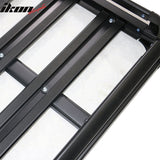 Universal Black Roof Rack Luggage Carrier W/ Cross Bar Aluminum