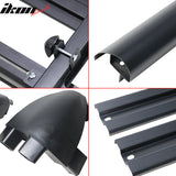 Universal Black Roof Rack Luggage Carrier W/ Cross Bar Aluminum