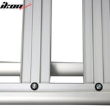 Universal Silver Roof Rack Luggage Carrier W/ Cross Bar Aluminum