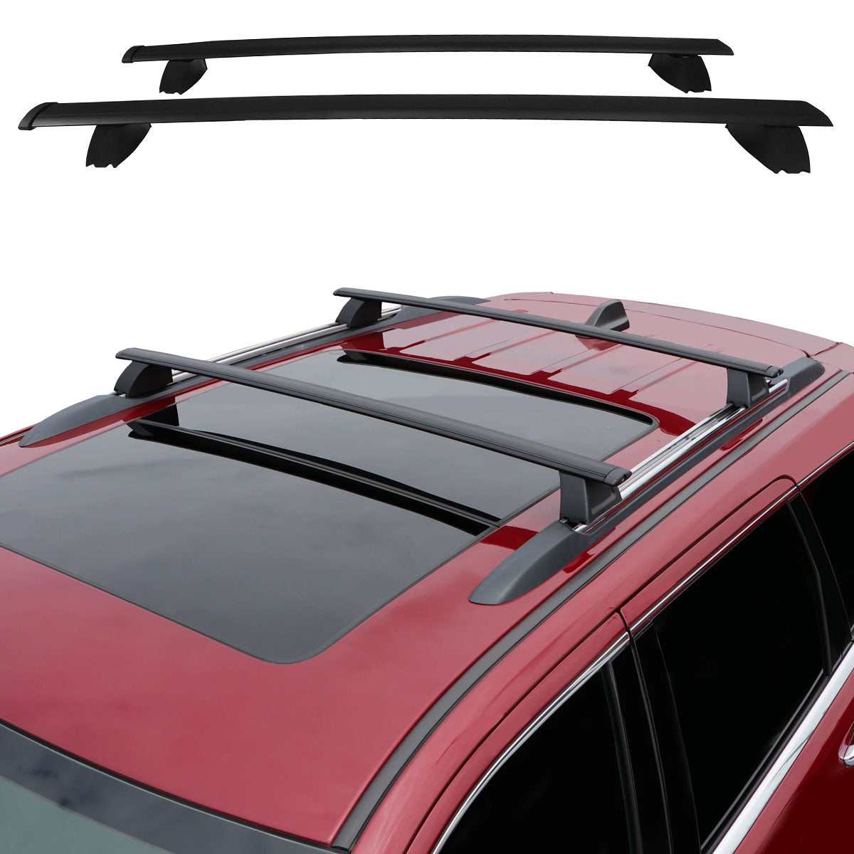 Roof Rack Crossbar for Jeep Grand Cherokee 2011-2022 Cargo Carrier Aluminum