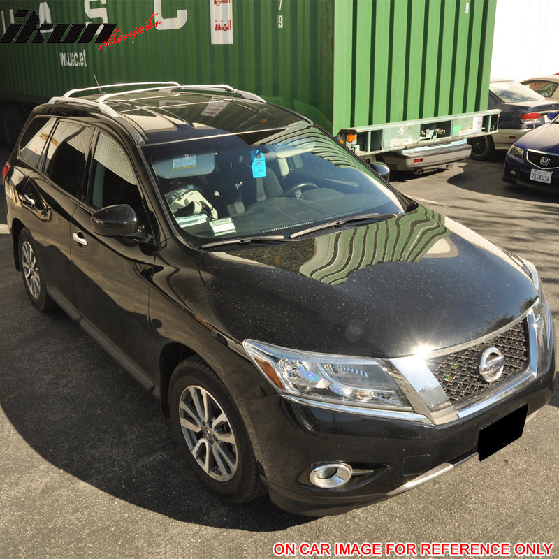 2013-2020 Nissan Pathfinder OE Black Roof Rack Cross Bar Aluminum