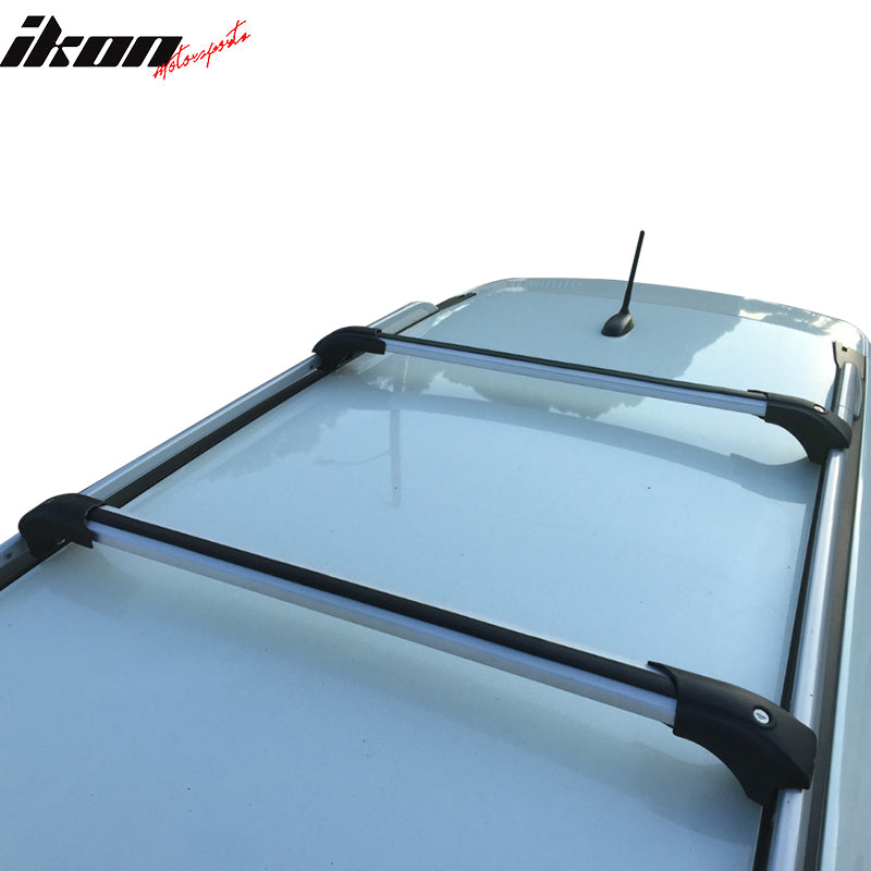 2014-2020 Nissan Rogue OE Luxury Black Roof Rack Cross Bar Aluminum