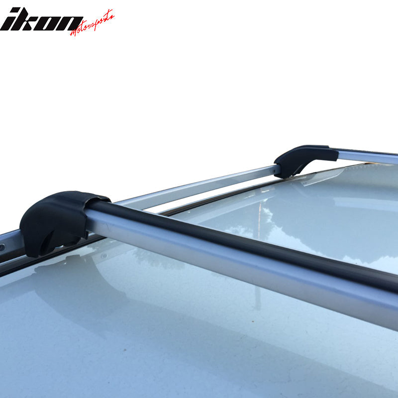 2014-2020 Nissan Rogue OE Luxury Black Roof Rack Cross Bar Aluminum