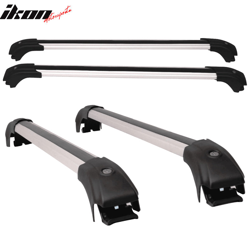 2014-2020 Nissan Rogue OE Luxury Black Roof Rack Cross Bar Aluminum