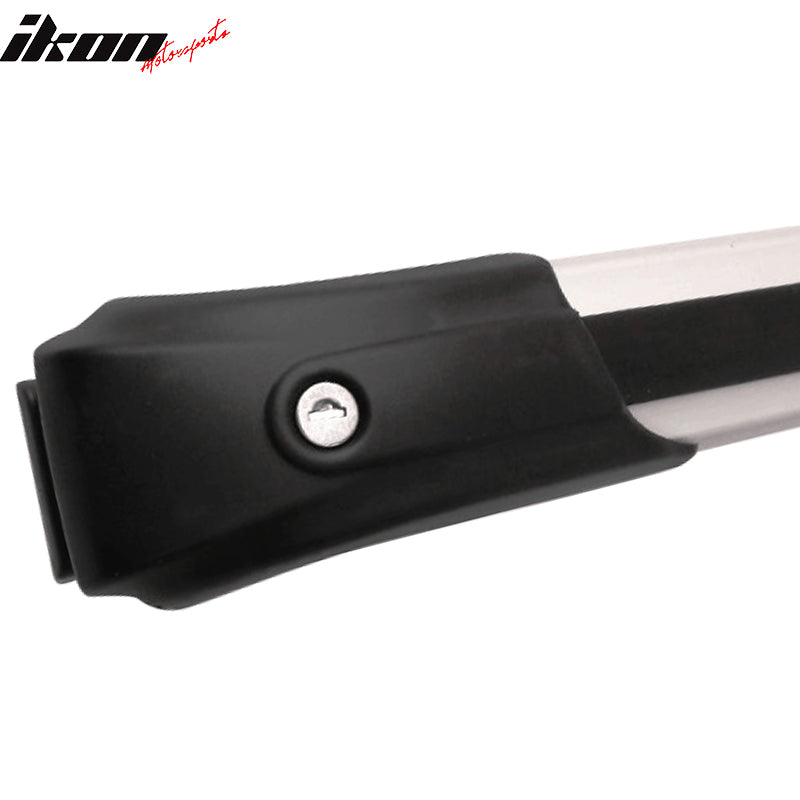 2014-2020 Nissan Rogue OE Luxury Black Roof Rack Cross Bar Aluminum