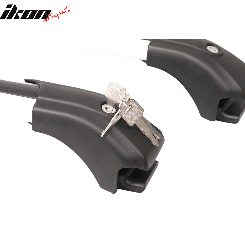 2014-2020 Nissan Rogue OE Luxury Black Roof Rack Cross Bar Aluminum