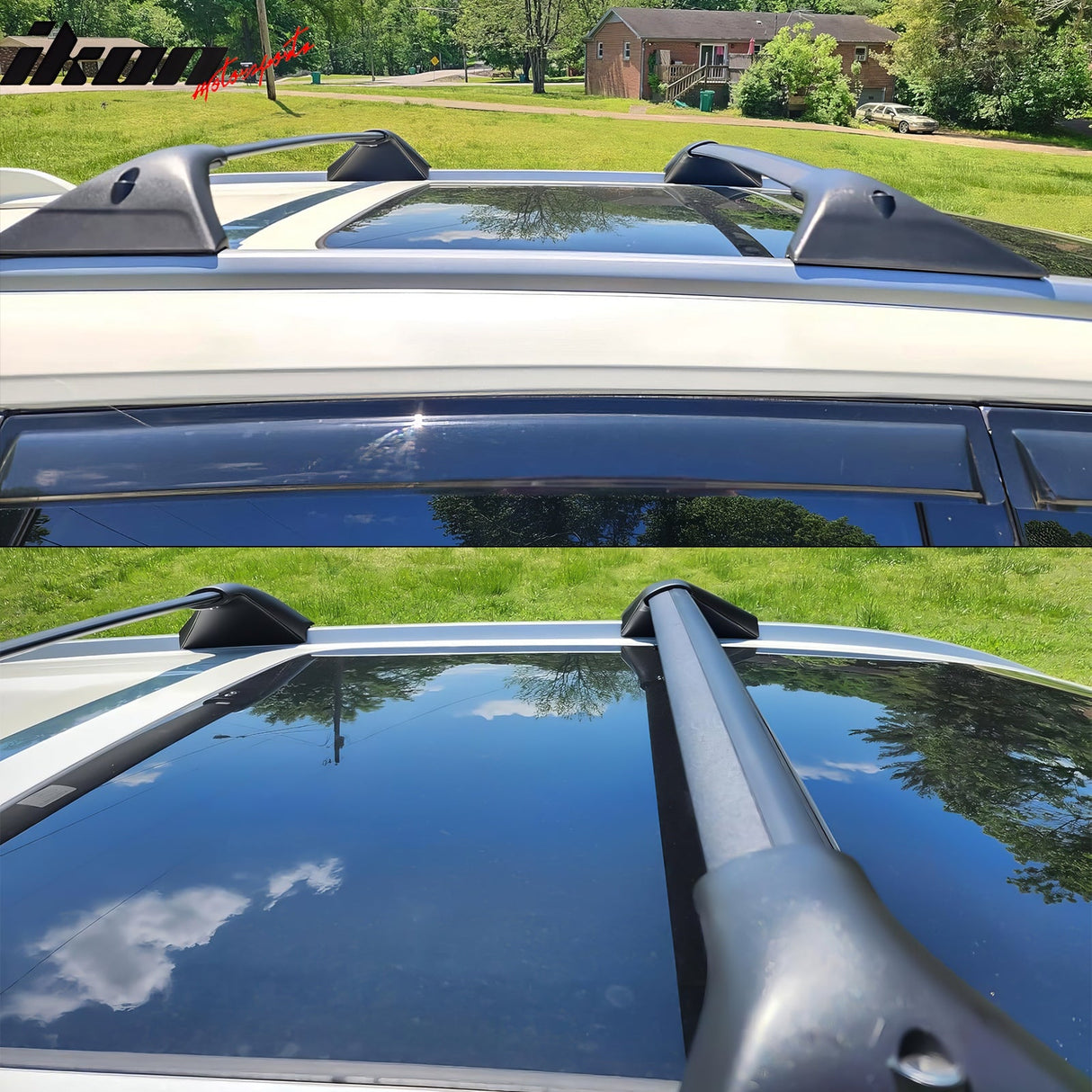 2021-2025 NissanÂ Rogue Aluminum Roof Rack Carrier Cross Bars w/ Lock