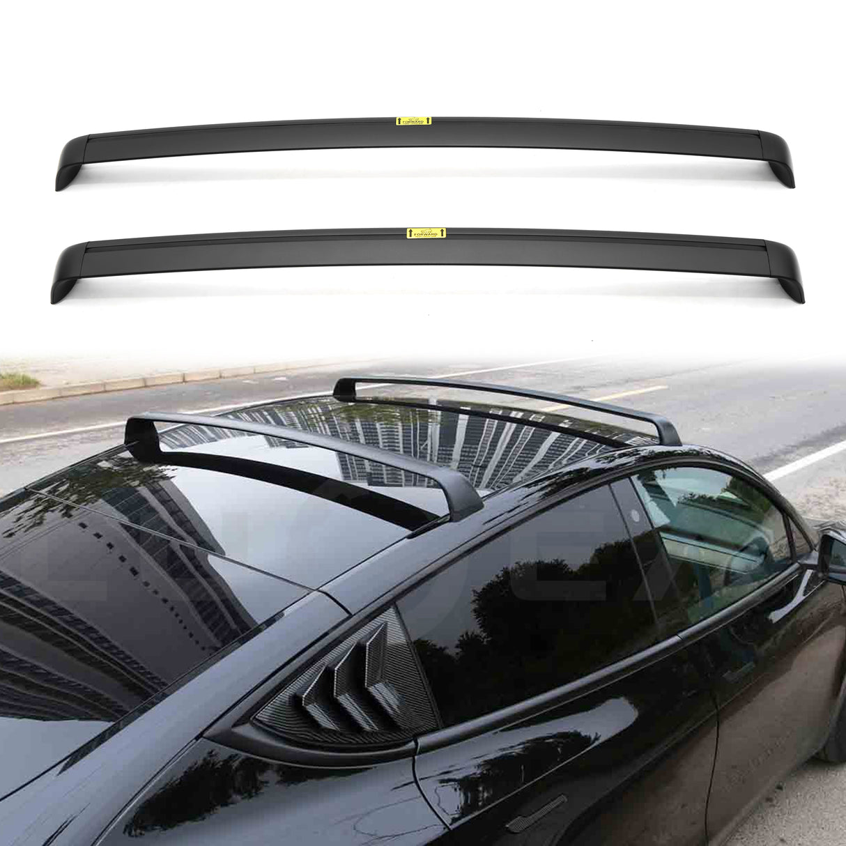 2020-2024 Tesla Model Y Roof Rack Luggage Carrier Cross Bar Aluminum