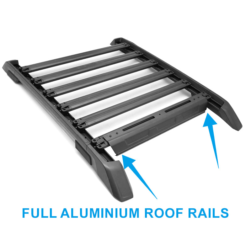 Roof Rack for Toyota Tacoma Crew Cab 2024-2026 Aluminium w/ Slide Rail 8PC