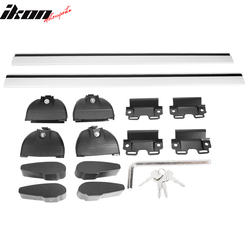 2008+ Audi Q5 06 Q7 2016+ X1 SUV 2PCS 47" Cross Bar Rail Cargo Carrier
