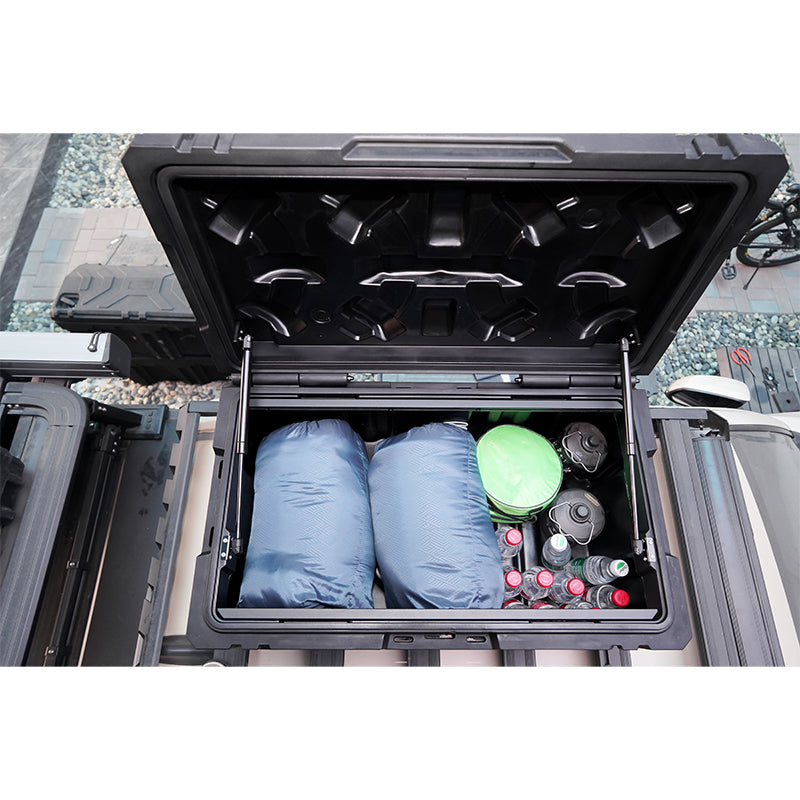 33.5X20X16" Universal Truck Tool Box Storage Case MDPE Black - 105L