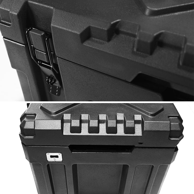 33.5X20X16" Universal Truck Tool Box Storage Case MDPE Black - 105L