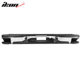 1999-2006 Chevy Silverado Sierra Chrome Black Rear Step Bumper Steel