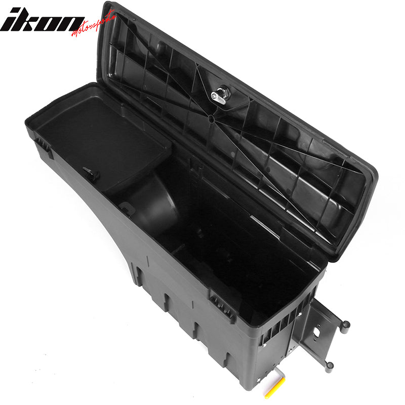 2015-2023 Ford F-150 Black Truck Bed Storage Box Passenger Side ABS