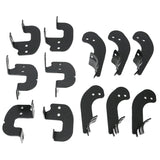 2017-2022 Ford F-250 Super Duty Super Cab BCT Black Side Step Bars