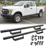 2017-2022 Ford F-250 Super Duty Super Cab BCT Black Side Step Bars
