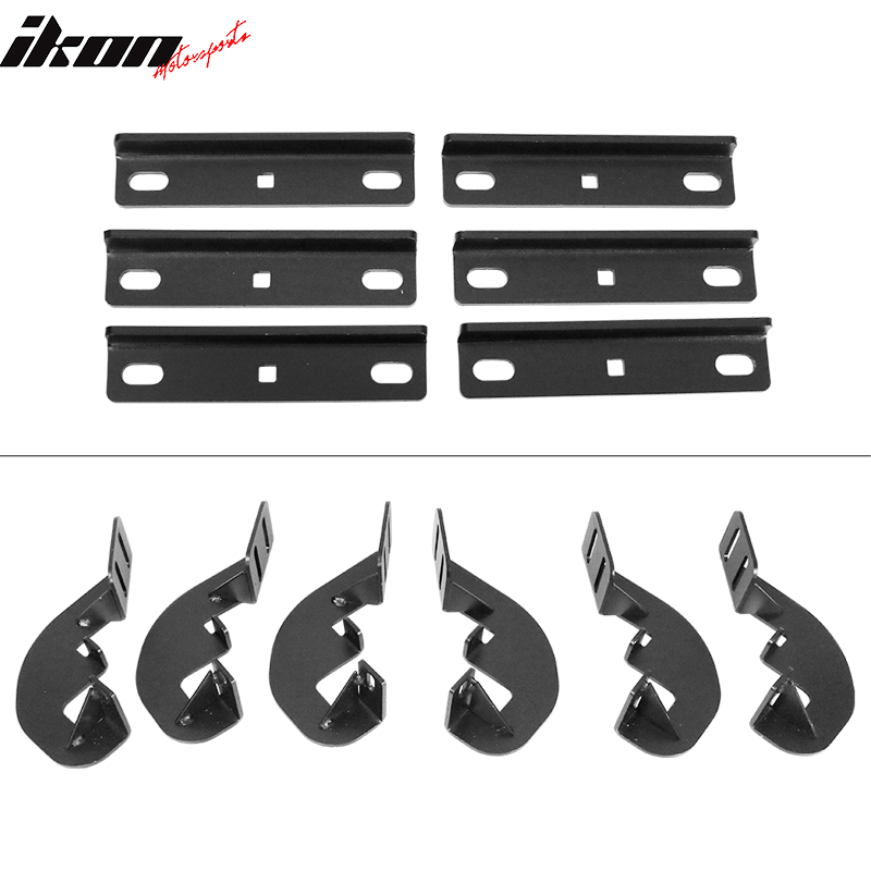 2015-2022 Ford F-150 SuperCrew Cab BZ Black Running Boards Side Steps