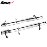 2015-2022 Chevy Colorado & GMC Canyon Crew Cab 6" Rectangular Running Boards Side Step Nerf Bars OE Style ABS Step Pad Stainless Steel Black Silver