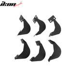 2009-2023 Dodge Ram 1500 IKON V2 Style Black Running Board Solid Steel