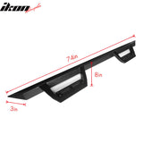 2009-2023 Dodge Ram 2500 3500 IKON V2 Black Running Boards Solid Steel
