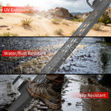 2015-2026 Ford F-150 & 2017-2026 F-250 F-350 F-450 Super Duty SuperCrew Cab 6.3" Rectangular Running Boards Side Step Nerf Bars Raptor Style Steel