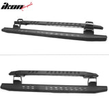 2015-2026 Ford F-150 & 2017-2026 F-250 F-350 F-450 Super Duty SuperCrew Cab 6.3" Rectangular Running Boards Side Step Nerf Bars Raptor Style Steel