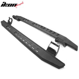 2015-2026 Ford F-150 & 2017-2026 F-250 F-350 F-450 Super Duty SuperCrew Cab 6.3" Rectangular Running Boards Side Step Nerf Bars Raptor Style Steel