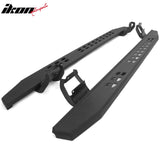 2015-2026 Ford F-150 & 2017-2026 F-250 F-350 F-450 Super Duty SuperCrew Cab 6.3" Rectangular Running Boards Side Step Nerf Bars Raptor Style Steel