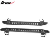 2015-2026 Ford F-150 & 2017-2026 F-250 F-350 F-450 Super Duty SuperCrew Cab 6.3" Rectangular Running Boards Side Step Nerf Bars Raptor Style Steel