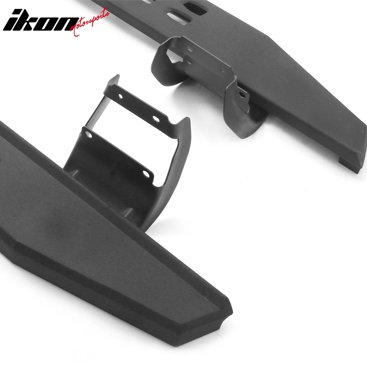 2015-2026 Ford F-150 & 2017-2026 F-250 F-350 F-450 Super Duty SuperCrew Cab 6.3" Rectangular Running Boards Side Step Nerf Bars Raptor Style Steel