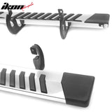 2004-2014 Ford F-150 F150 SuperCab (Extended Cab) 6" Rectangular Running Boards Side Step Nerf Bars OE Style PP Step Pad Stainless Steel Black Silver