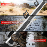 2004-2014 Ford F-150 F150 SuperCrew Cab 6" Rectangular Running Boards Side Step Nerf Bars 2021 F150 OE Style PP Step Pad Stainless Steel Black Silver