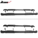 2007-2021 Toyota Tundra CrewMax Cab 5" Oval Running Boards Side Step Nerf Bars OE Style PP Step Pad Aluminum Black