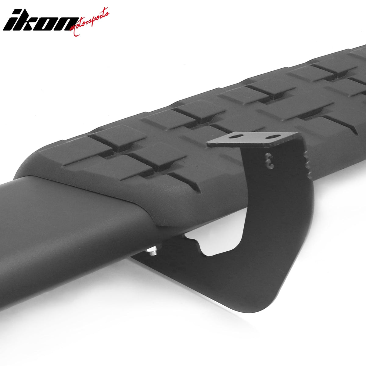 2007-2021 Toyota Tundra CrewMax Cab 5" Oval Running Boards Side Step Nerf Bars OE Style PP Step Pad Aluminum Black