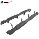 2007-2021 Toyota Tundra Double Cab (Extended Cab) 5" Oval Running Boards Side Step Nerf Bars OE Style PP Step Pad Aluminum Black