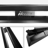 2007-2018 Chevy Silverado GMC Sierra IKON V1 Black Running Board Steel