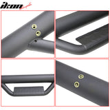 2005-2022 Toyota Tacoma Quad Cab OEM Style Black Running Boards Steel