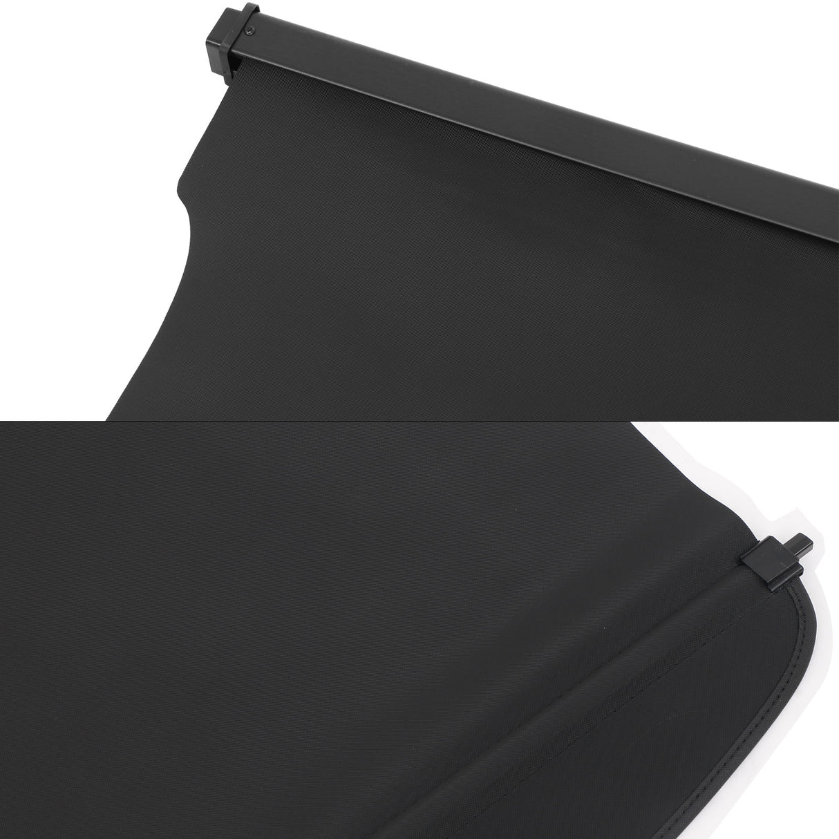 2020-2025 Ford Escape Black Retractable Rear Trunk Cargo Cover Canvas