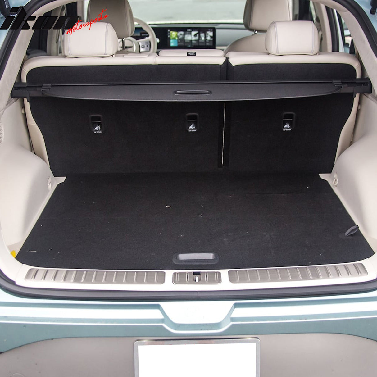 2023-2024 Genesis GV60 Cargo Cover Black Retractable Rear Trunk Shield