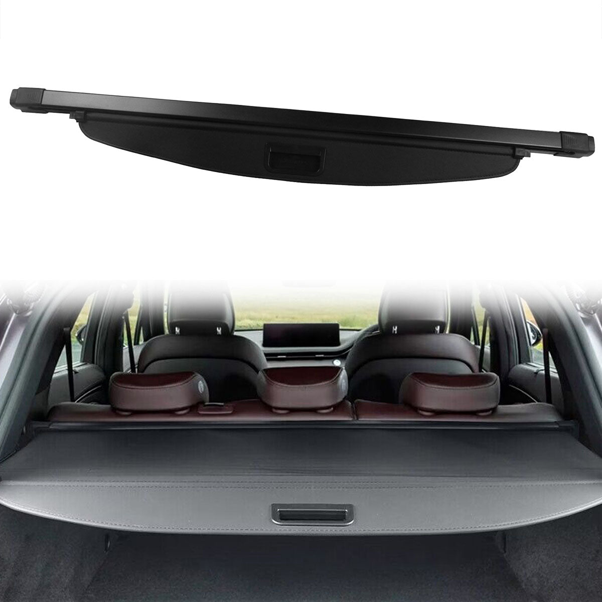 2022-2026 Genesis GV70 Cargo Cover Black Retractable Rear Trunk Shield