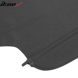 2017-2023 GMC Acadia Black Rear Trunk Cargo Cover PVC Aluminum Rod