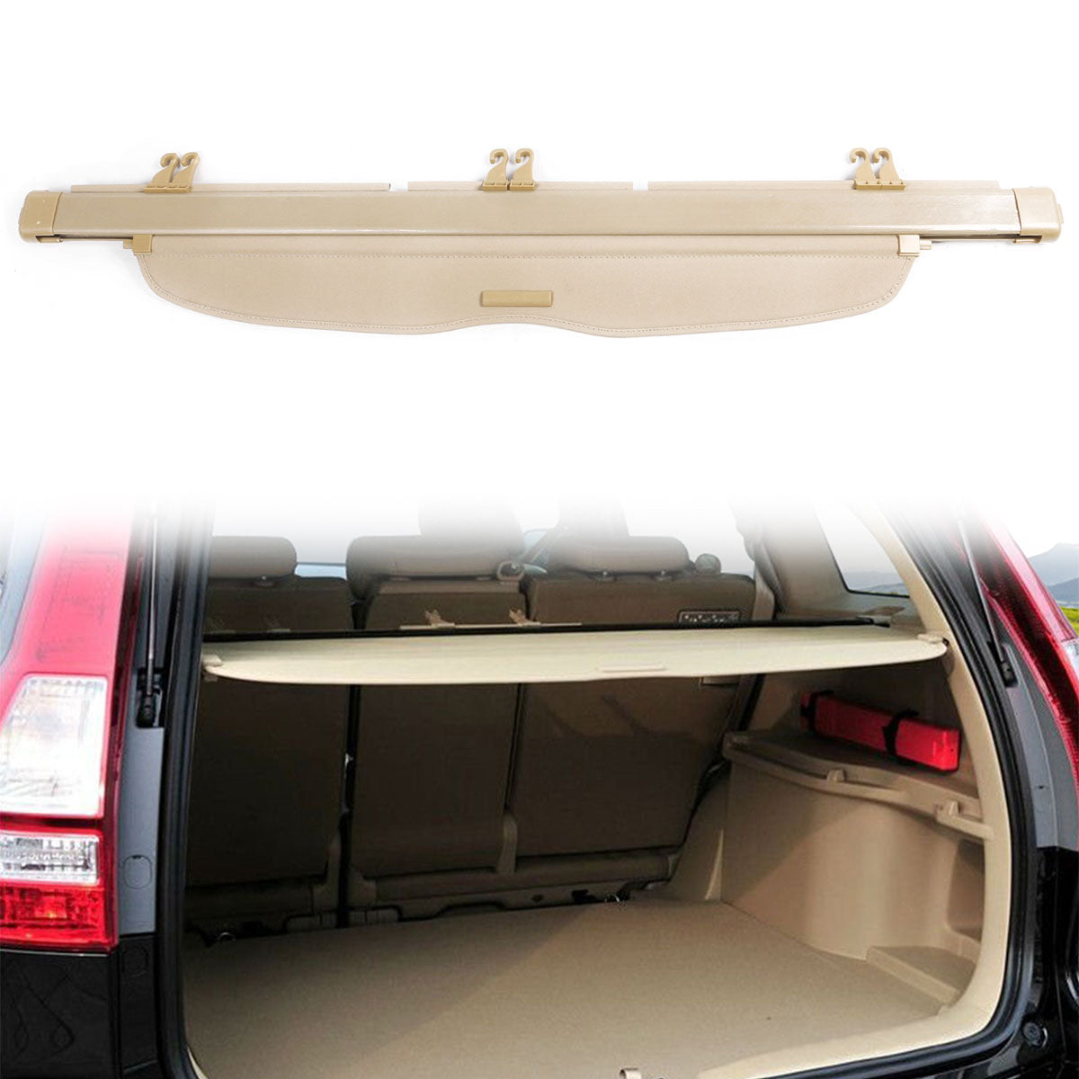 2007-2011 CRV OE Style Retractable Cargo Security Trunk Cover