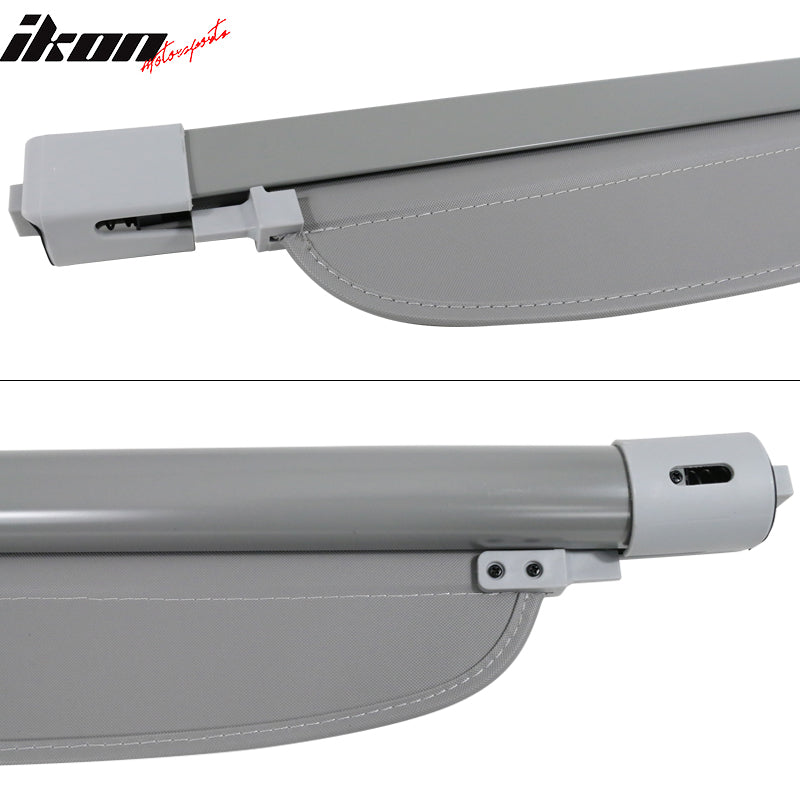 2007-2017 Jeep Compass Patriot Retractable Tonneau Cargo Shade Cover