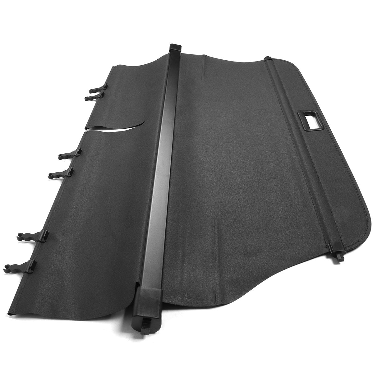 2014-2018 Jeep Cherokee Black Retractable Cargo Cover Vinyl