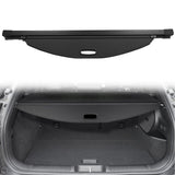 2019-2023 Jeep Cherokee Black Tonneau Cargo Cover Vinyl Aluminum Rod