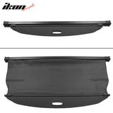 2016-2020 Kia Sorento Black Tonneau Cargo Cover Vinyl Aluminum Rod