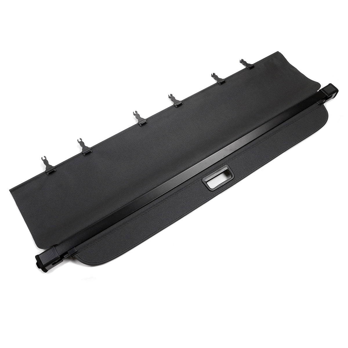 Trunk Cargo Cover for Lexus RX350 RX450h 2010-2015 Black PVC Aluminum Rod