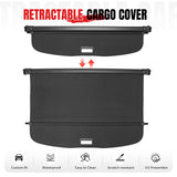 Retractable Rear Cargo Cover Shade for Mazda CX-5 2026 Carbon Fiber Style