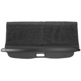 2016-2019 Smart EQ Fortwo 2DR Black Rear Cargo Cover PVC Aluminum Rod