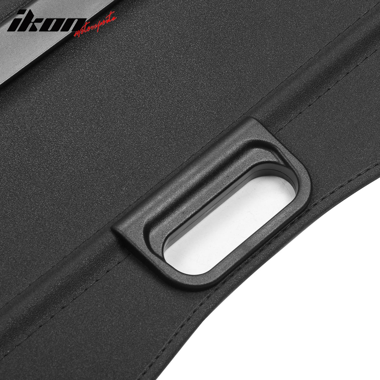 2016-2019 Smart EQ Fortwo 2DR Black Rear Cargo Cover PVC Aluminum Rod